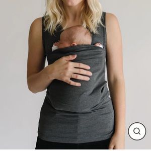 Lulubu Maternity Soothe Shirt with pouch extender. Size M